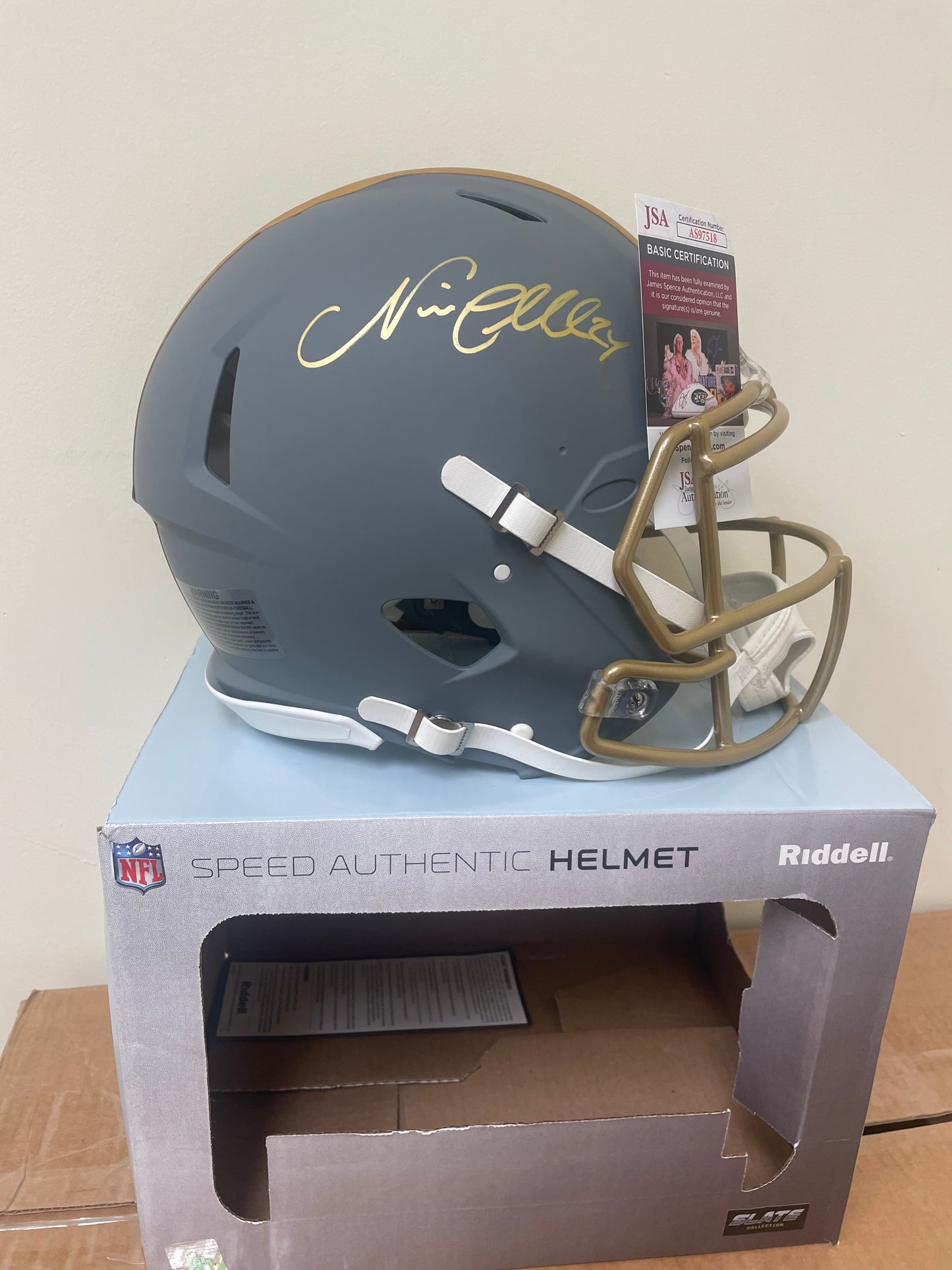 (NEW) NICK CHUB SLATE AUTHENTIC FULL SIZE HELMET